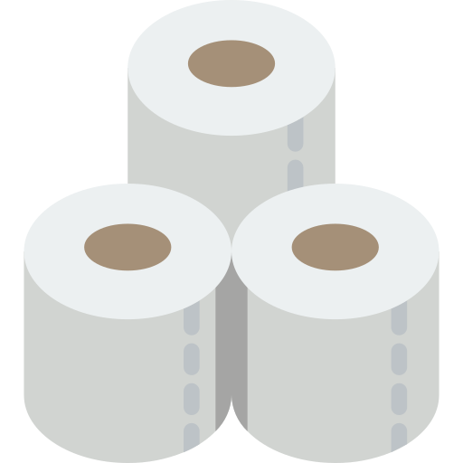 toilettenpapierrolle Basic Miscellany Flat icon