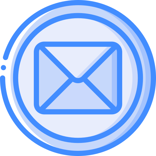 Post office Basic Miscellany Blue icon