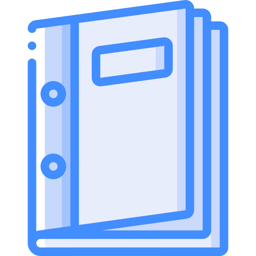 Notebook Basic Miscellany Blue icon