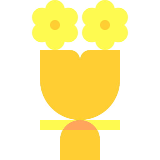 Flower bouquet Basic Sheer Flat icon