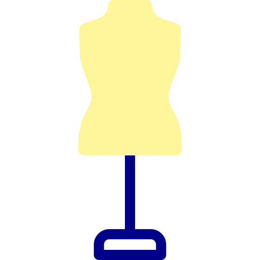 manekin Detailed Mixed Lineal color ikona