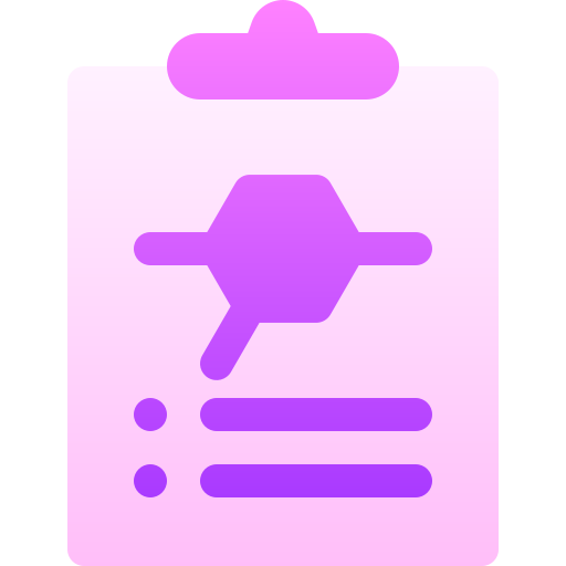 Clipboard Basic Gradient Gradient icon
