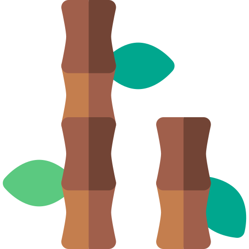 Бамбук Basic Rounded Flat иконка
