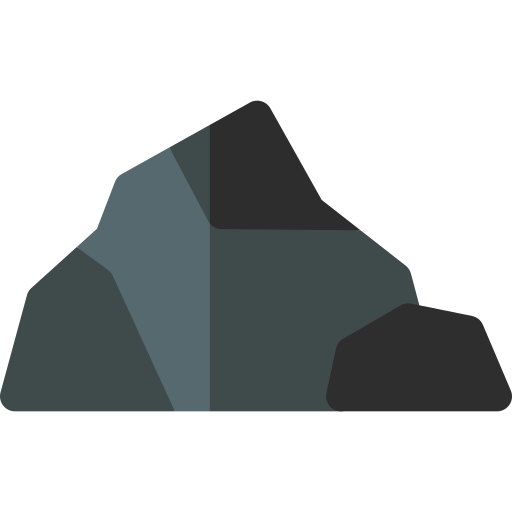 roccia Basic Rounded Flat icona