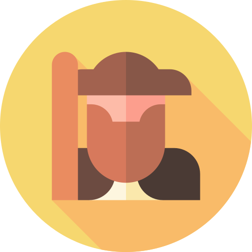 peregrino Flat Circular Flat icono