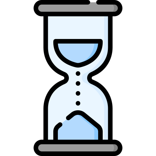 reloj de arena Special Lineal color icono