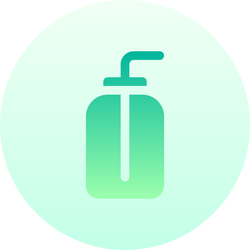 lavar botella Basic Gradient Circular icono