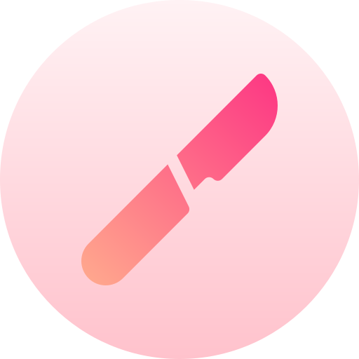 メス Basic Gradient Circular icon