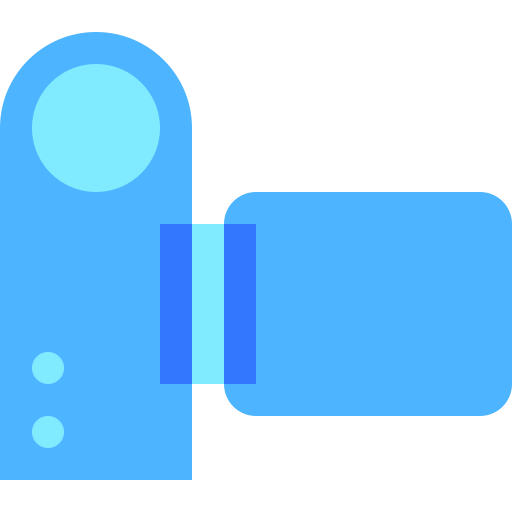 Video camera Basic Sheer Flat icon