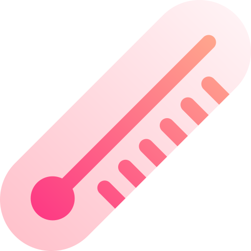 termometr Basic Gradient Gradient ikona