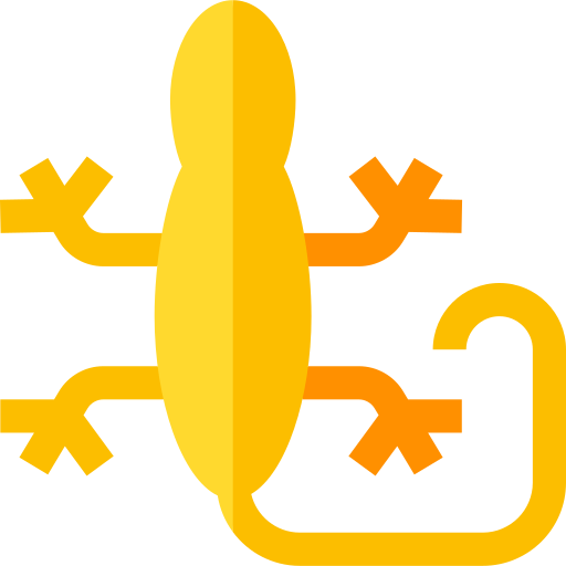 gecko Basic Straight Flat icon