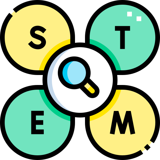 Stem Detailed Straight Lineal color icon