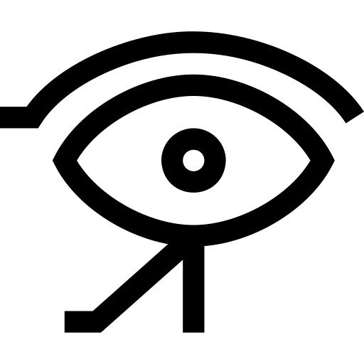 occhio di ra Basic Straight Lineal icona