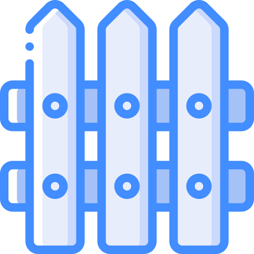フェンス Basic Miscellany Blue icon