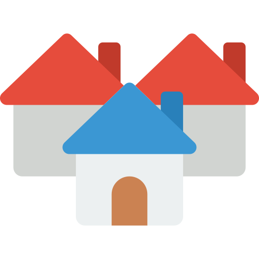 Houses Basic Miscellany Flat icon