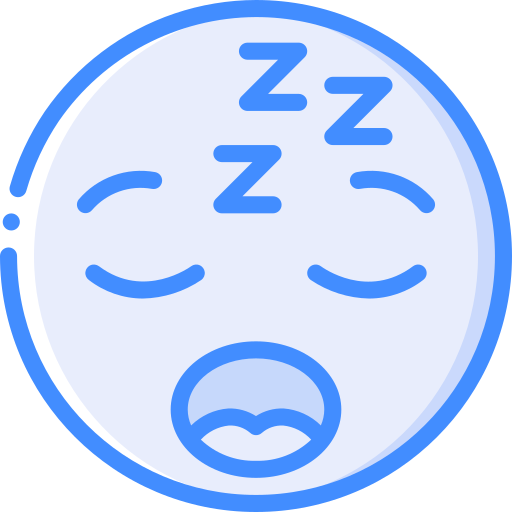 schlafend Basic Miscellany Blue icon