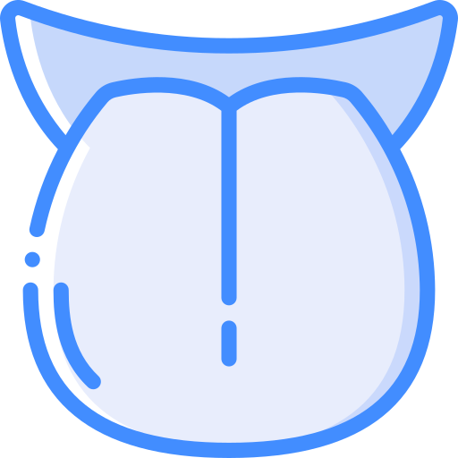 Tongue Basic Miscellany Blue icon