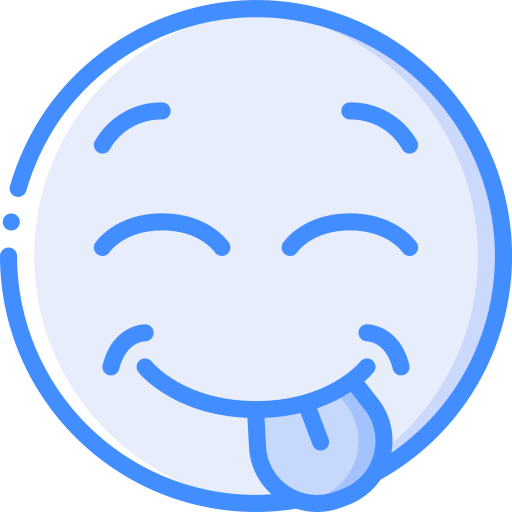 lächeln Basic Miscellany Blue icon