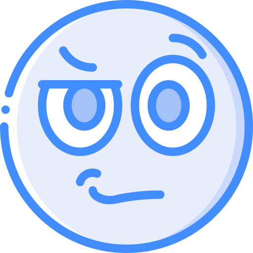 smirk Basic Miscellany Blue icon