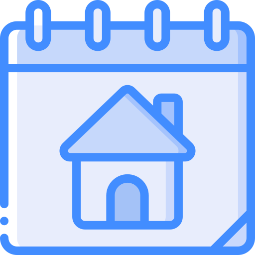 カレンダー Basic Miscellany Blue icon