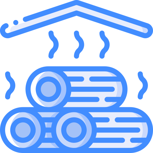 Logs Basic Miscellany Blue icon