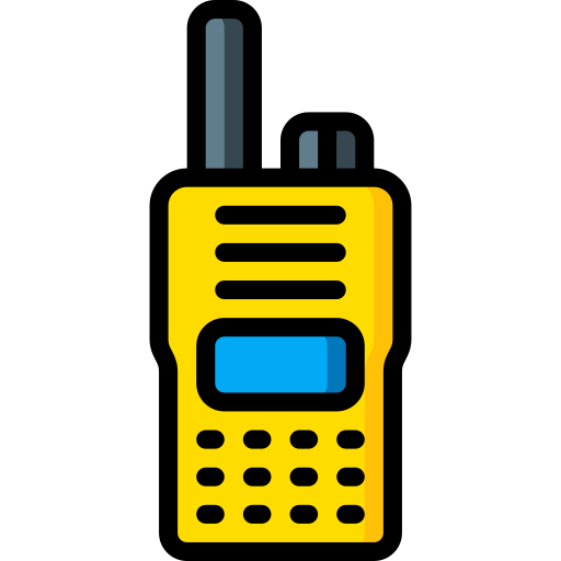 walkie-talkie Basic Miscellany Lineal Color icon