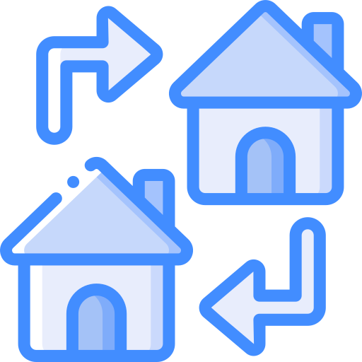 주택 Basic Miscellany Blue icon