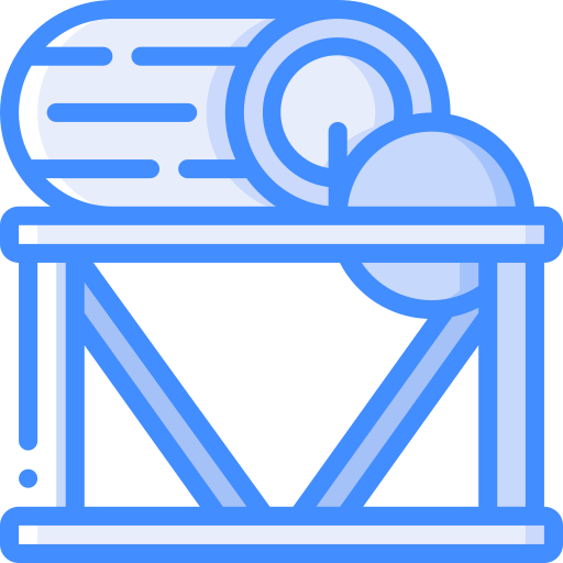 log Basic Miscellany Blue icon