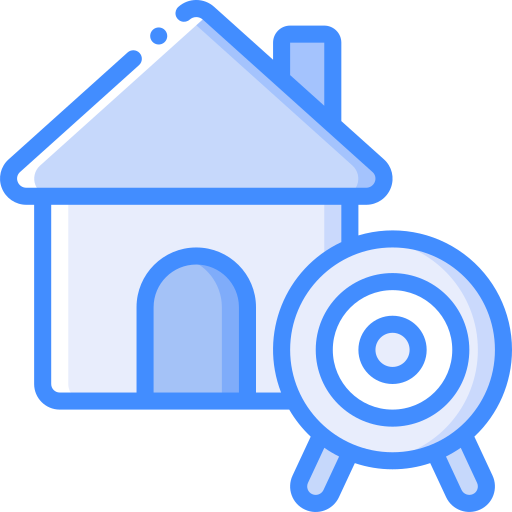 House Basic Miscellany Blue icon