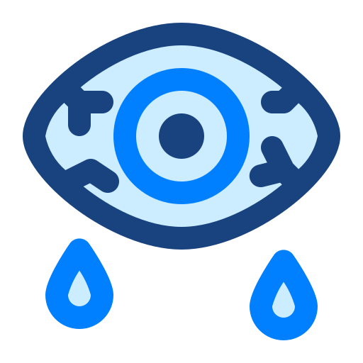 結膜炎 Monochrome Blue icon
