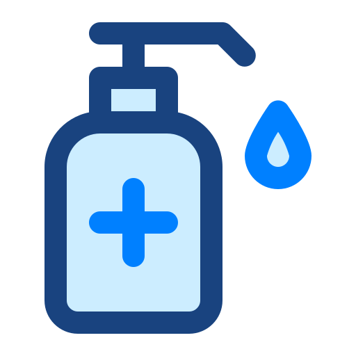 vloeibare zeep Monochrome Blue icoon
