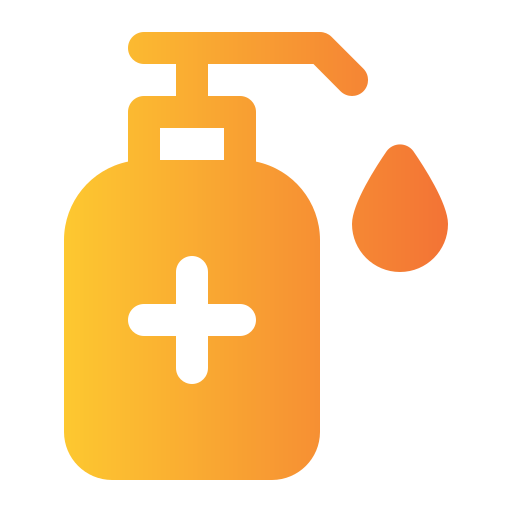 Liquid soap Andinur Flat Gradient icon