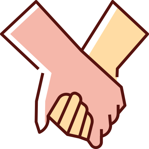 Holding hand Generic Color Omission icon