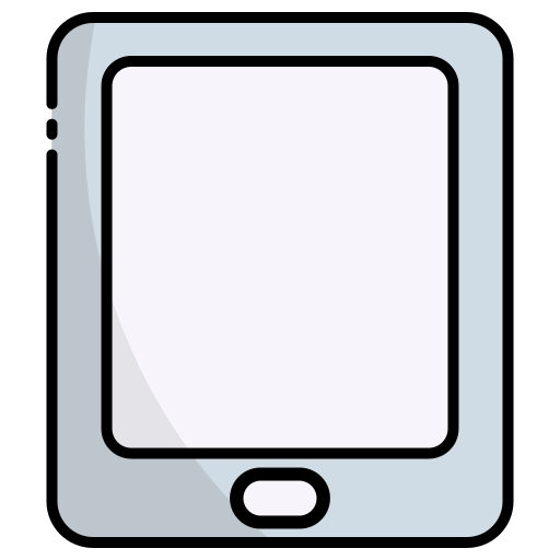 Tablet Generic Outline Color icon