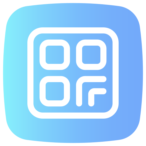 qr code Generic Flat Gradient icona