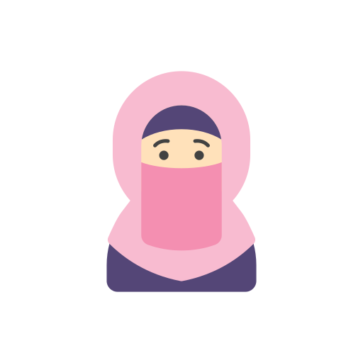 moslim vrouw Generic Flat icoon
