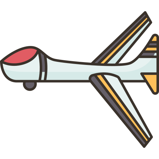 Drone Amethys Design Lineal Color icon