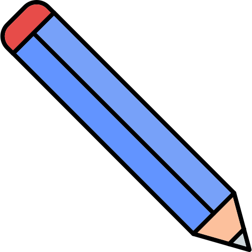 matita Generic Thin Outline Color icona