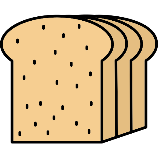 パン Generic Thin Outline Color icon