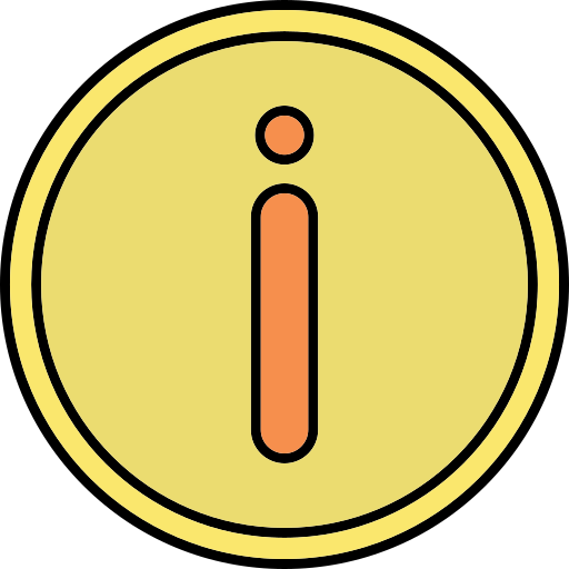 정보 Generic Thin Outline Color icon