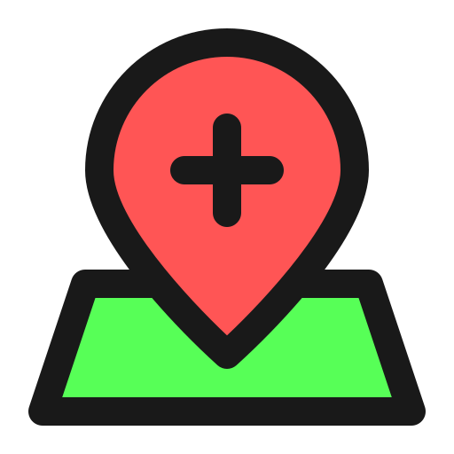 Add location Generic Outline Color icon