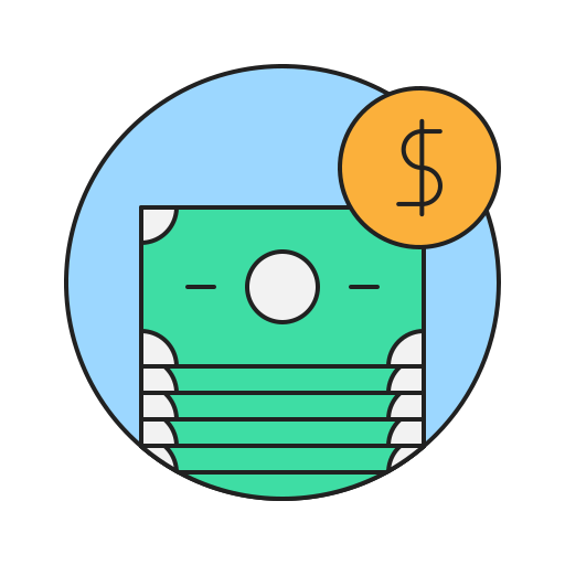 dinero Generic Outline Color icono
