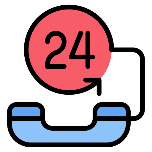 24 horas Generic Outline Color icono