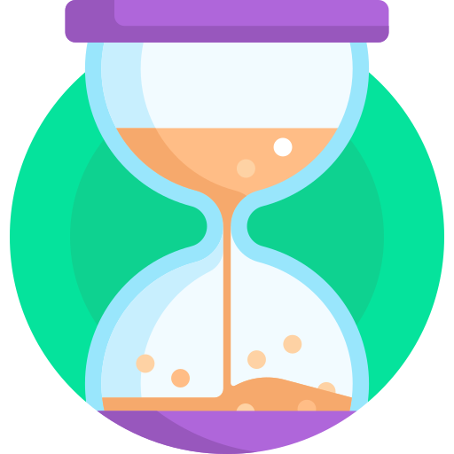 Hourglass Detailed Flat Circular Flat icon