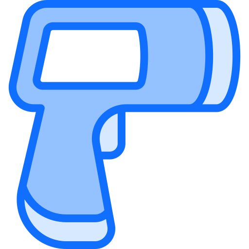 pistola termometro Generic Blue icona
