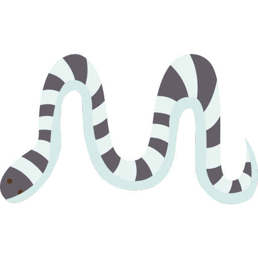 Sea snake Amethys Design Flat icon