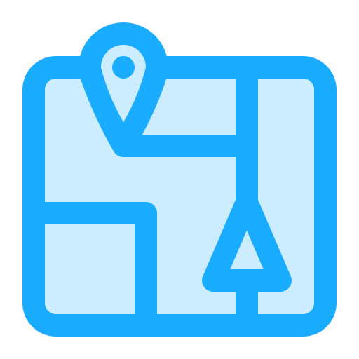 route Generic Blue icon
