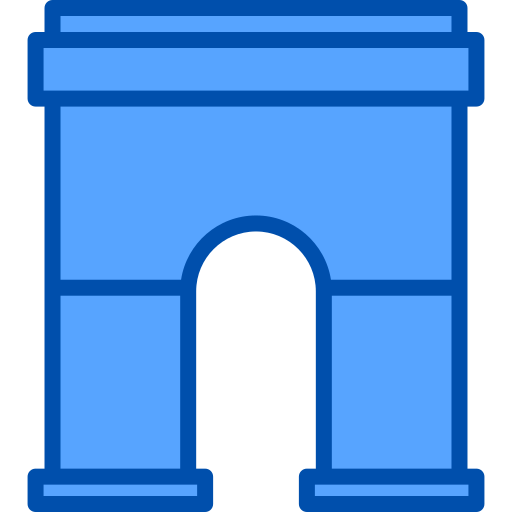 Триумфальная арка Generic Blue иконка