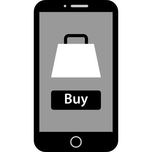 Mobile shopping Alfredo Hernandez Flat icon