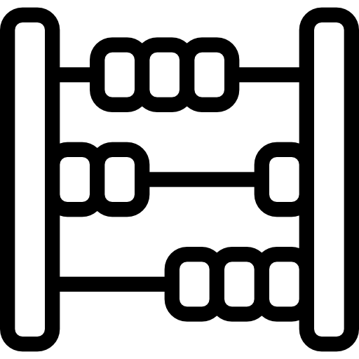 Ábaco Pixel Perfect Lineal icono